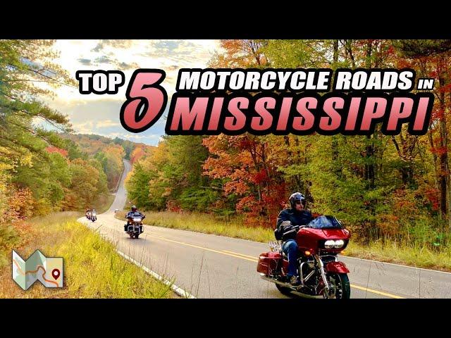 BEST Motorcycle Roads in Mississippi! | Top 5 Rides