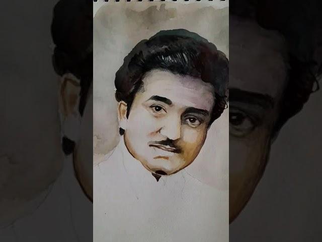 water colour portrait# prem nazir️