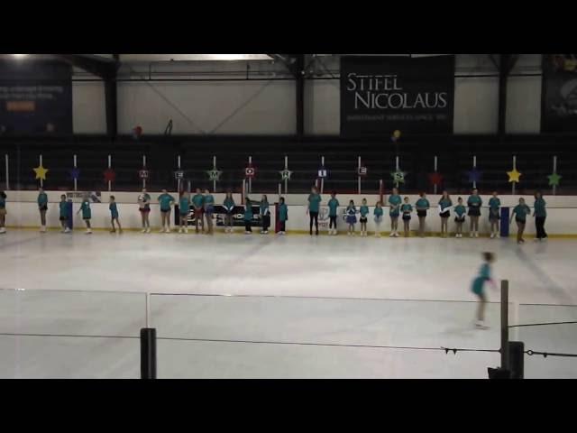 Finale of the Last Christmas Figure Skating Show at the Ice Rink December 4, 2016