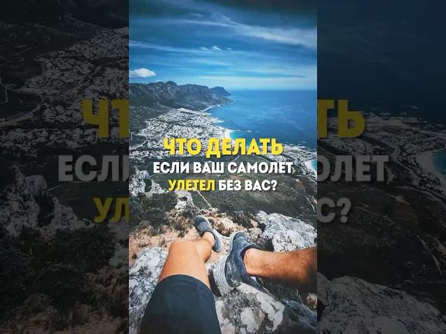 Что делать, если ваш самолет улетел без вас? #shorts #путешествуемпороссии