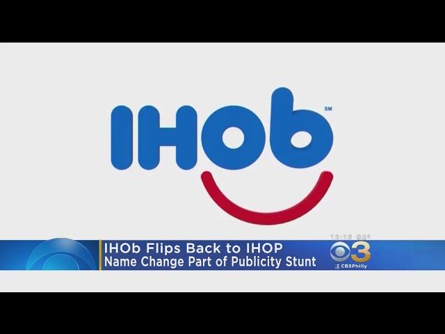 IHOP Acknowledges It Faked IHOb Name Change