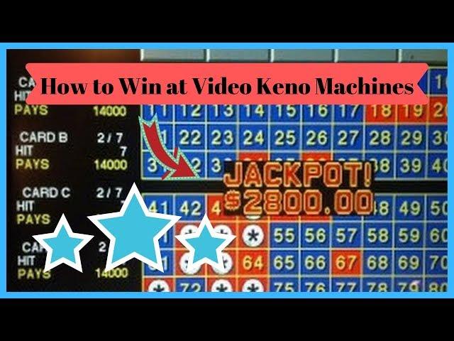 How to Win at Video Keno Machines