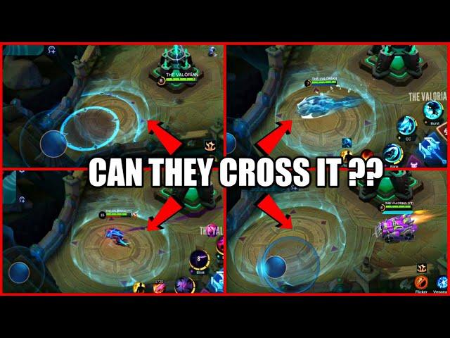 WHICH HERO CAN GO INSIDE THE BRAWL BASE CHALLENGE | MOBILE LEGENDS