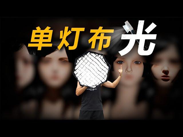 人像布光 | 一盏灯，到底能讲多少种故事？