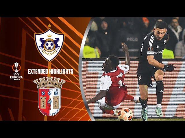 Qarabağ vs. Braga: Extended Highlights | UEL Play-offs 2nd Leg | CBS Sports Golazo - Europe