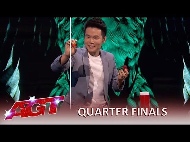 Eric Chien: Magician Gets A Standing Ovation For Rubik's Cube MAGIC!| America's Got Talent 2019