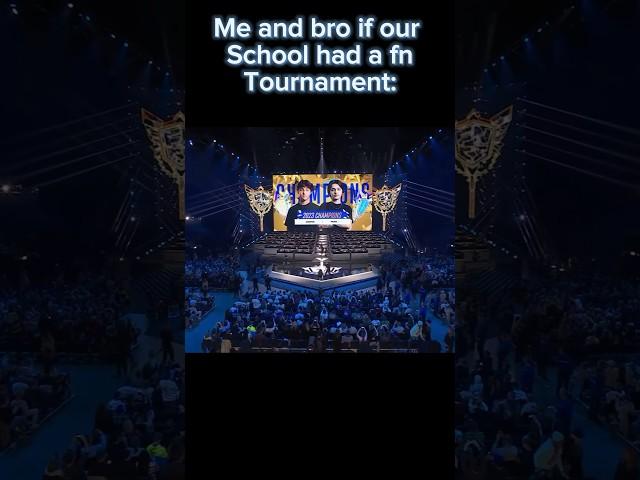 Me and bro if our school had a Fortnite tournament #fortnite #gaming #edit #fnclip #meme #funny #bro