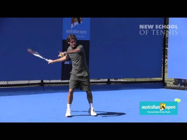 Roger Federer Vorhand Slow Motion