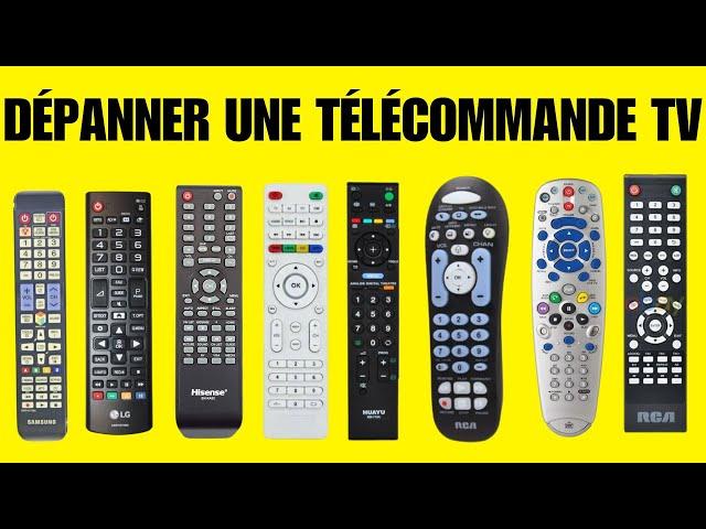 Comment dépanner une télécommande de télé qui ne fonctionne pas #télécommande