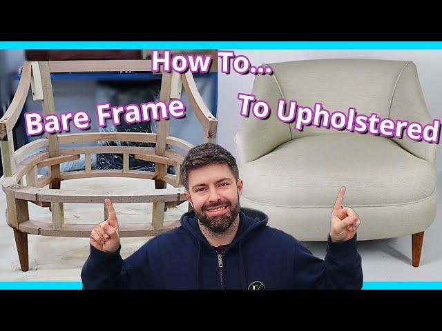 HOW TO PREP A CHAIR FRAME FOR UPHOLSTERY | UPHOLSTER A CHAIR FRAME | FaceliftInteriors