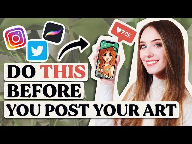 Do These 5 THINGS Before You Post Your Artwork Online