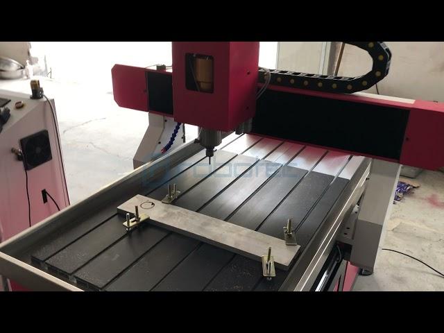 6090 ATC cnc router machine cutting aluminum