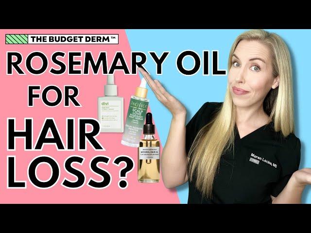 Natural Treatments For Hair Loss + Rosemary Oil Deep Dive! | The Budget Dermatologist