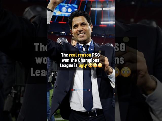 The UGLY reason PSG won the UCL 