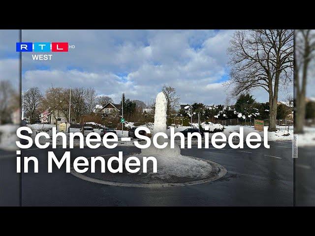 Schnee-Schniedel in Menden I RTL WEST