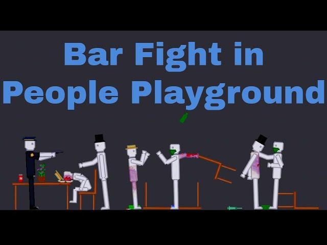 The Bar Fight in People Playground