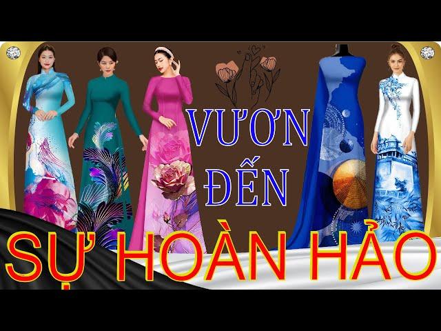 Mẫu áo dài đẹp Nâng Tầm Sắc Đẹp vươn đến sự Hoàn Hảo