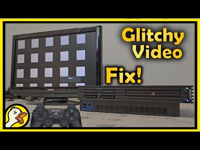 Fixing a PS2 with a Broken ("Glitchy") Display