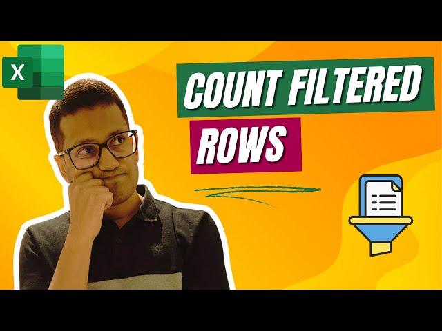 Count Filtered Rows With this Easy Formula