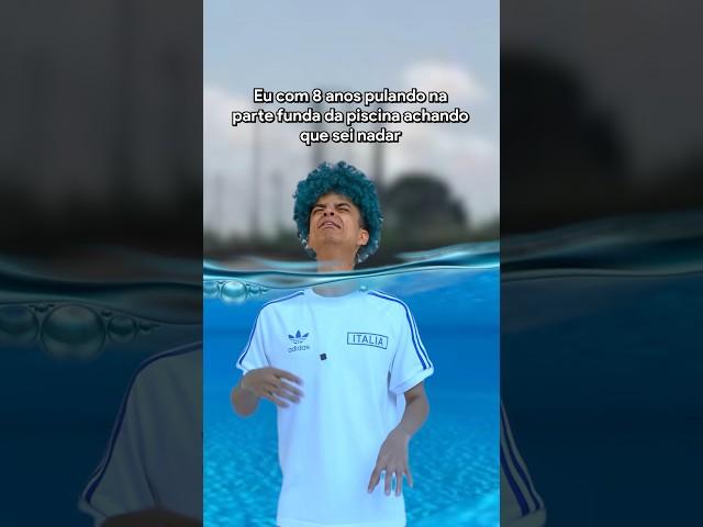 QUANDO VOCÊ PULA NA PARTE FUNDA DA PISCINA