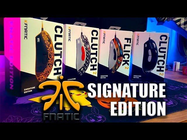 FNATIC Signature Edition Mice! Hands On All 4! (Anomaly, Clegfx, Rekkles)