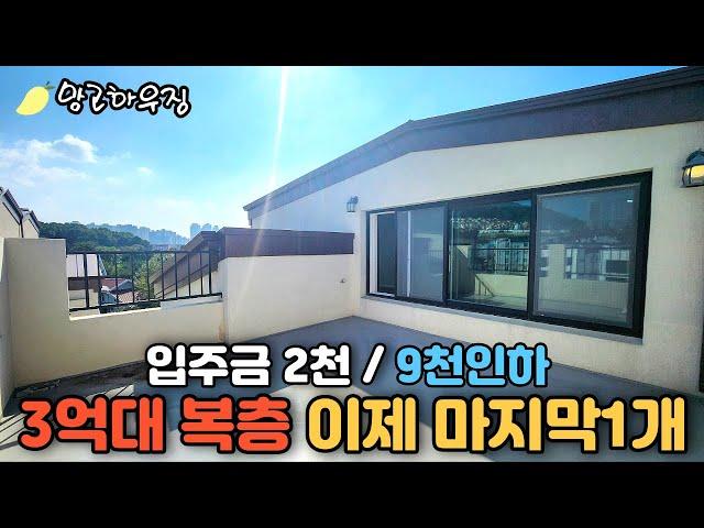 [파주복층빌라]⭐9천만원 내리고 마지막남은 3억대 복층. 지하주차장으로 되있고 입주금 2천부터 가능한 야당동 복층빌라 no.2201