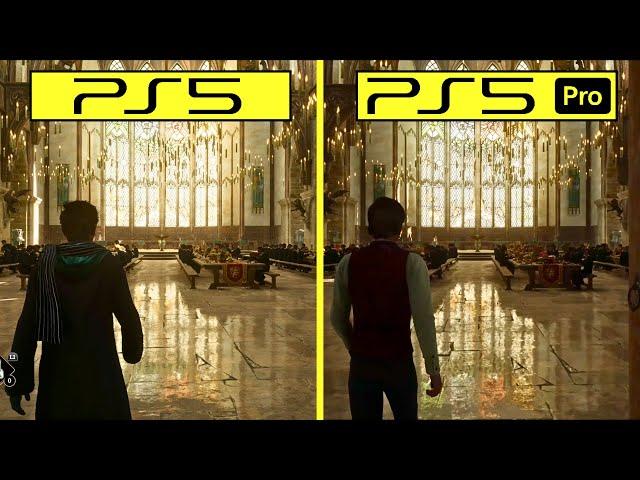 PS5 vs PS5 Pro Early Graphics Comparison- Hogwarts Legacy / Spider-Man 2/The Last of Us 2 Remastered