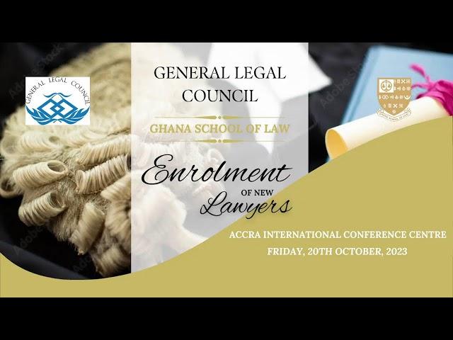 You Are Welcome to the Live Livestream of the Enrolment Of New Lawyers from The AICC