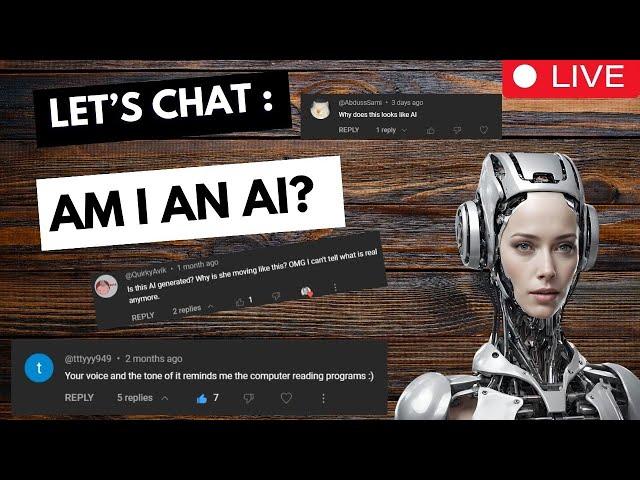 Am I an AI? | Verifying my Humanity Live Chat