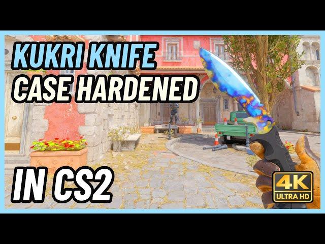  CS2 Kukri Knife Case Hardened | CS2 Knife In-Game Showcase [4K]