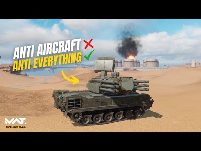 NO NEED TANK IF YOU HAVE THIS ANTI AIRCRAFT!! | MWT : TANK BATTLES GAMEPLAY