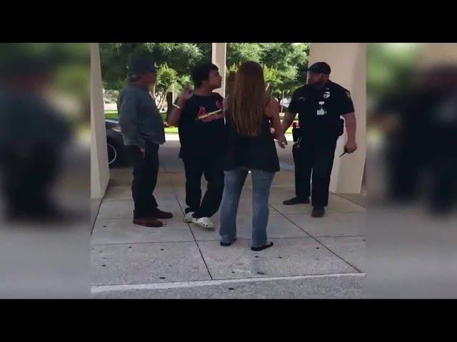 Arrest caught on video