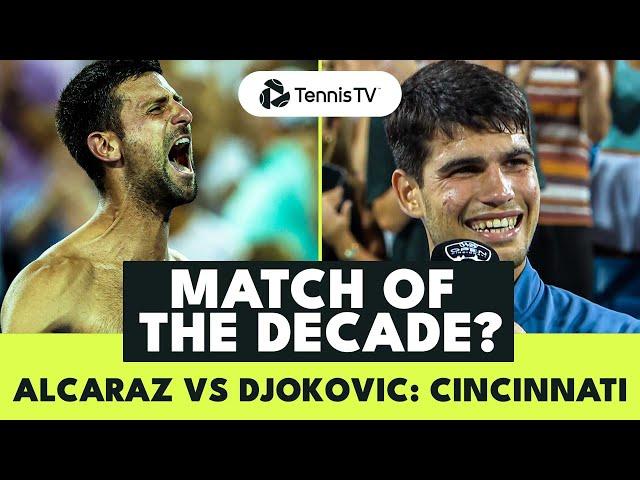 Legendary Carlos Alcaraz vs Novak Djokovic Battle! | Cincinnati 2023 Extended Highlights