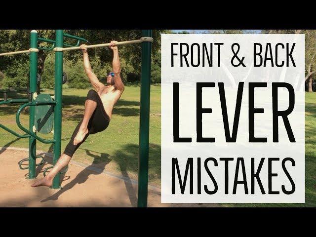 Front Lever and Back Lever Tips and Mistakes to Avoid!