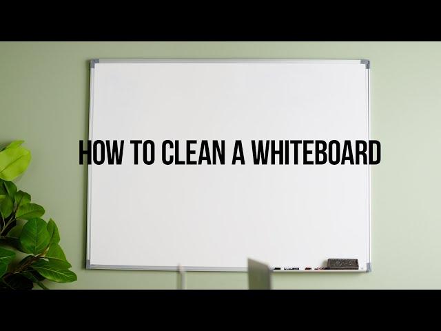 How To Clean a Whiteboard