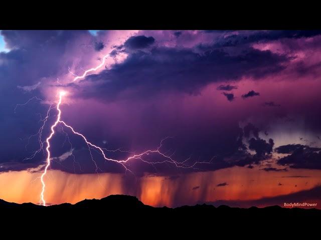 Soothing Rain & Thunder - 2 Stunden entspannendes Sommer-Gewitter - tief und erholsam schlafen