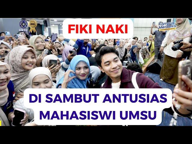 Fiki Naki di serbu mahasiswi di UMSU