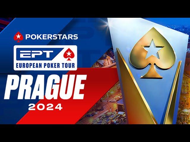 PokerStars EPT Prag 2024 - €5.300 EPT Main Event Final -  Cards Up Coverage & Spin & Go Finale