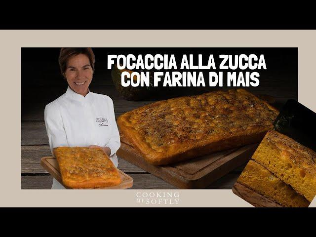 Focaccia alla zucca con farina di mais - facile e golosa