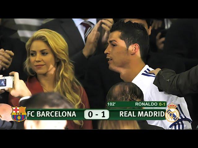 shakira will never forget Cristiano Ronaldo's performance in this match