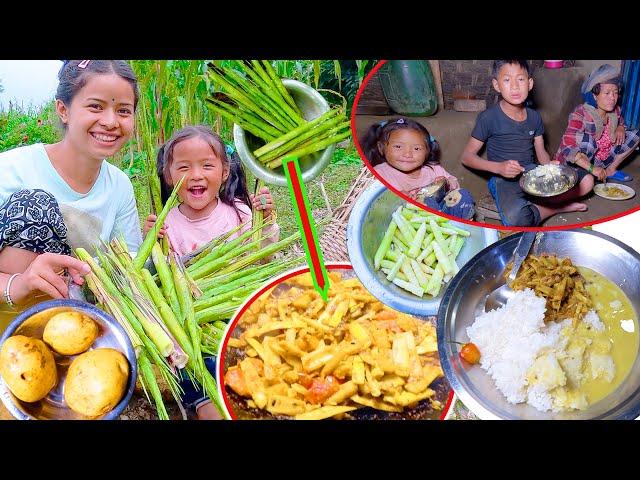 small bamboo shoots curry recipe in our village || sumnima cooking recipe || sumnima Rai ||