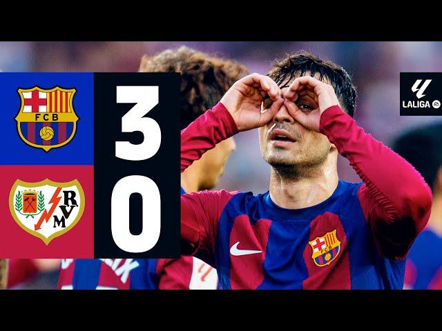 FC BARCELONA 3 vs 0 RAYO VALLECANO | LALIGA 2023/24 MD37