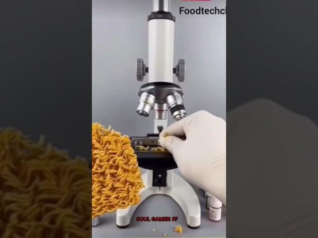 microscope test maggie/noodles?#microscope #test #maggie #noodles #viralvideo