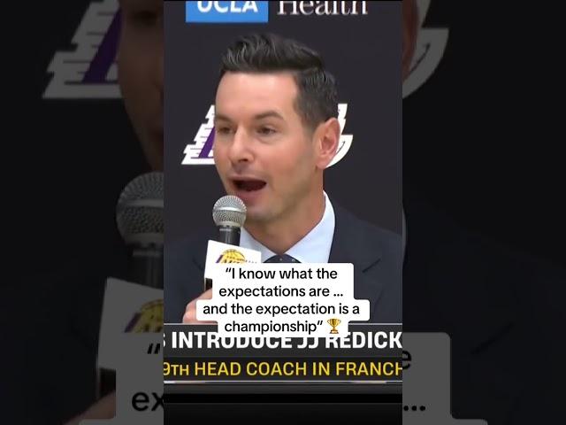 JJ Redick knows what it means to be a Lakers HC  (via @Lakers) #shorts