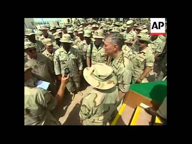 Chairman of Joint Chiefs of Staff visits troops and gives presser