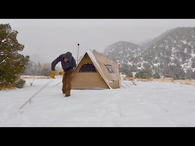 LIVING IN A TENT ALL WINTER IN COLORADO: A FEW DAYS IN THE SNOW