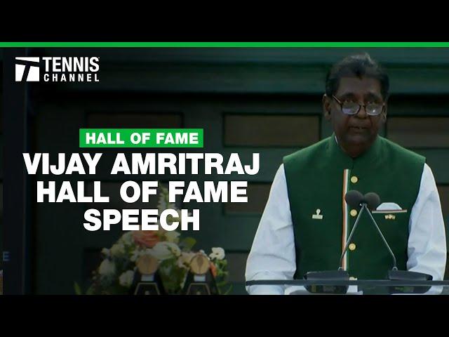 Vijay Amritraj - 2024 International Tennis Hall of Fame Inductee | Tennis Channel