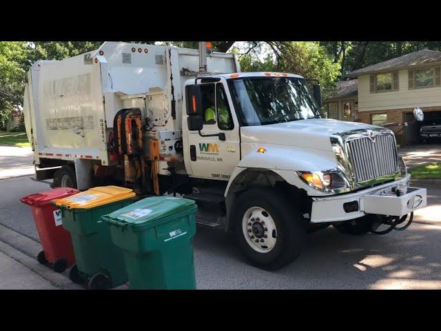 Waste Management Garbage Trucks: Bloomington