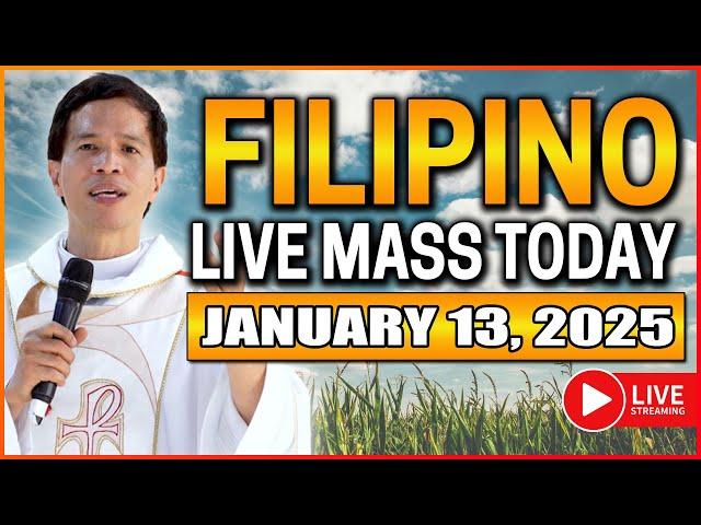 MONDAY FILIPINO ONLINE LIVE MASS TODAY || JANUARY 13, 2025 || FR. FIDEL ROURA