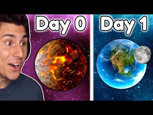 I Created LIFE On EARTH In 24 Hours!